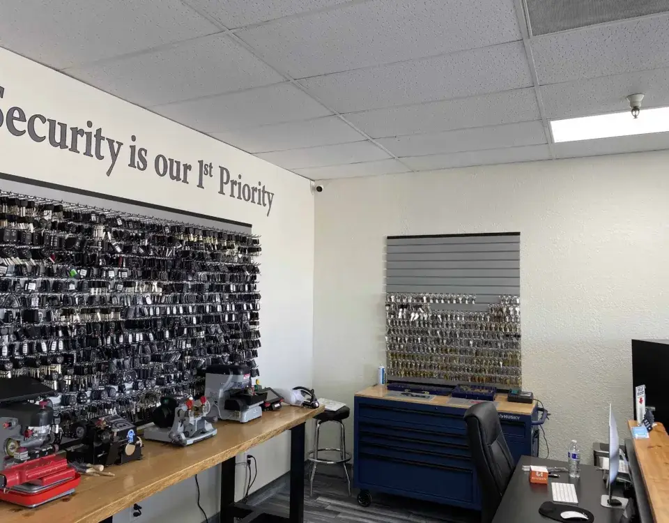 Sundial locksmith workspace area