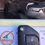 Locksmith work order invoice with car key remote.